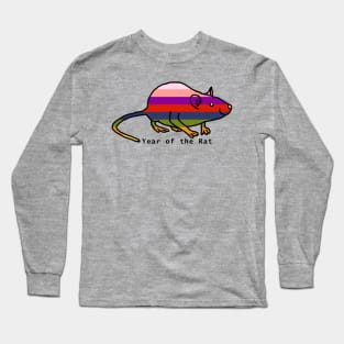 Rainbow Rat of the Year Long Sleeve T-Shirt